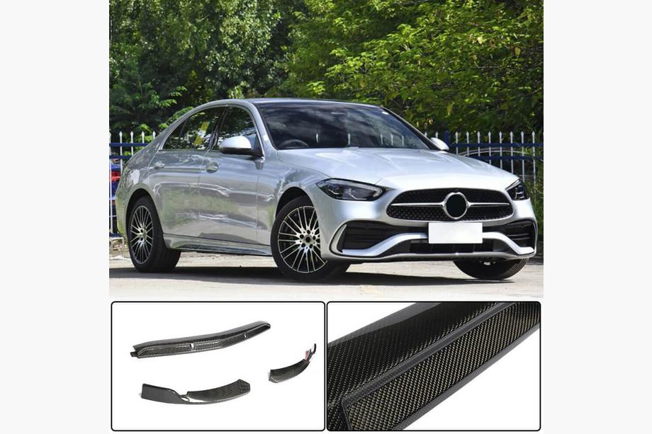 Mercedes C-klasse W206 2022– Frontspoilerlæbe (til AMG-Line, kulfiber) Image