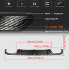 Mercedes E-klasse W211 2002–2009 Bagkofangerdiffuser (til E55 AMG 2003-2006, carbon) foto 6