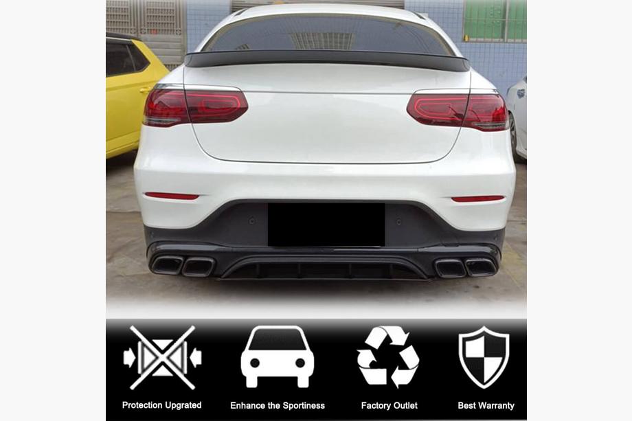 Mercedes GLC Coupé C253 2016–2023 Spoiler V2 (kulfiber) Foto 3