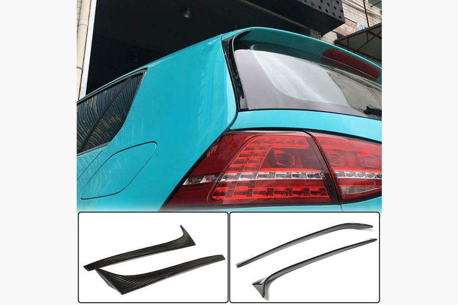 Volkswagen Golf 7/E-Golf 2012–2020 C-stolpe covers til bagrude (til Base, carbon) Image
