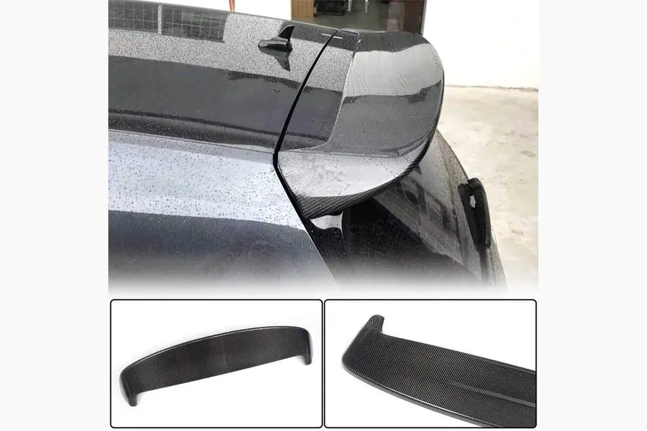 Volkswagen Golf 7/E-Golf 2012–2020 Spoiler V3 (til GTI/R HB, kulfiber) Image