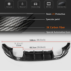 Volkswagen Golf 7/E-Golf 2012–2020 Bagkofanger-diffuser V2 (til Base/GTI HB 2012-2017, carbon) foto 5