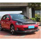 Volkswagen Golf 7/E-Golf 2012–2020 Frontlæbe til kofanger Lip V1 (til GTI HB 2012-2017, carbon) foto 3