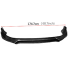 Volkswagen Golf 7/E-Golf 2012–2020 Frontlæbe til kofanger Lip V1 (til GTI HB 2012-2017, carbon) foto 5