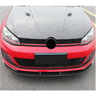 Volkswagen Golf 7/E-Golf 2012–2020 Frontsplitter/Lip V2 til forreste kofanger (til GTI HB 2012-2017, carbon) foto 3