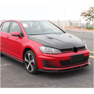 Frontsplitter/Lip V2 til forreste kofanger (til GTI HB 2012-2017, carbon) foto 2