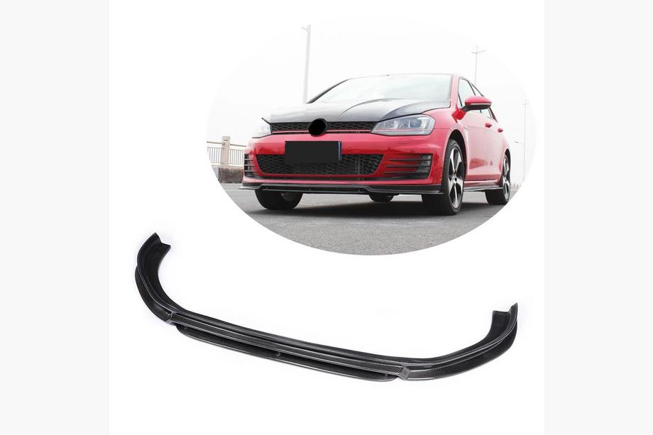 Volkswagen Golf 7/E-Golf 2012–2020 Frontsplitter Lip V3 (til GTI HB 2012-2017, kulfiber) Image