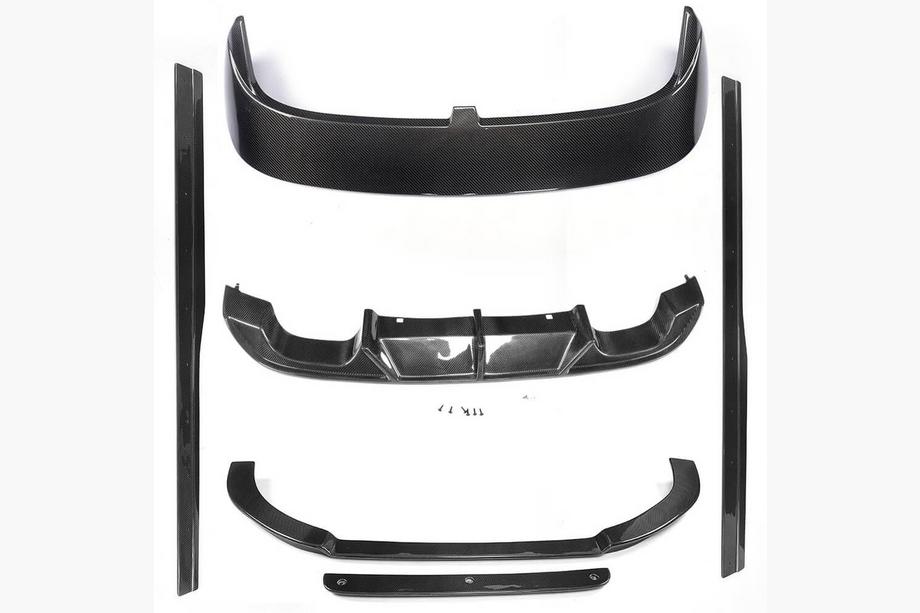Volkswagen Golf 7/E-Golf 2012–2020 Carbon FullSet karrosserikit (til R/R-line HB 2012-2017, carbon) Image