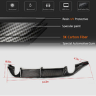 Volkswagen Golf 7/E-Golf 2012–2020 Bagkofangerdiffuser V3 (til Base/GTI HB 2012-2017, carbon) foto 5