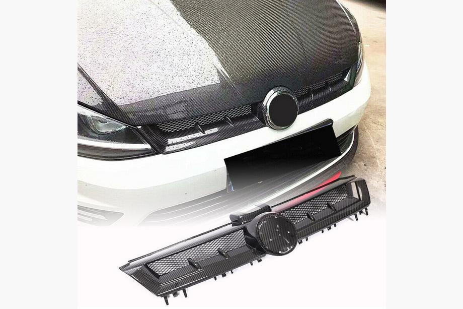 Volkswagen Golf 7/E-Golf 2012–2020 Kølergrill (til HB 2012-2017, Dry Carbon) Image