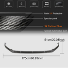 Volkswagen Golf 7/E-Golf 2012–2020 Front bumperlip Lip V1 (til R/R-Line 2017-2020, carbon) foto 5