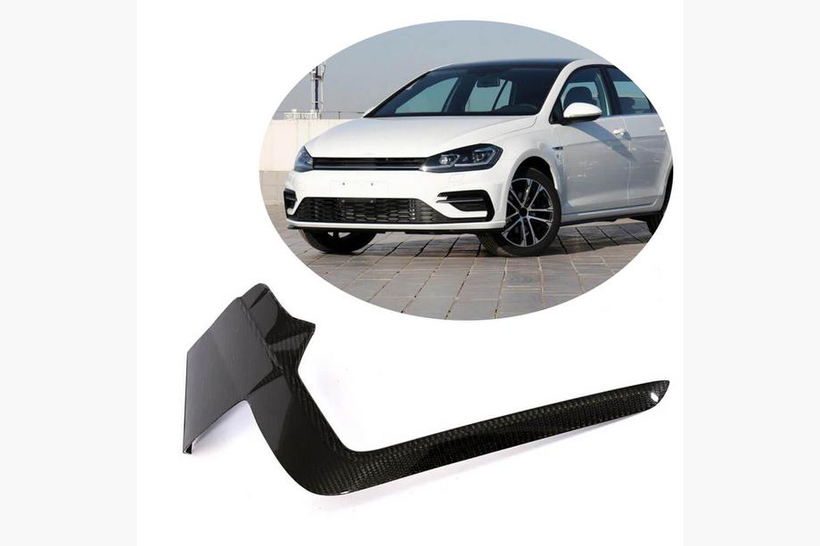 Volkswagen Golf 7/E-Golf 2012–2020 Frontkofanger splittere (R/R-line HB 2017-2020, Carbon) Image