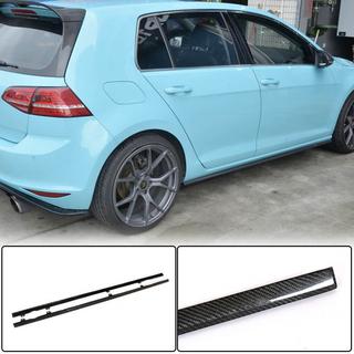 Sideskørter (til R/R-line 2017-2020, carbon) Volkswagen Golf 7/E-Golf 2012–2020 foto 1