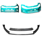 Volkswagen Golf 7/E-Golf 2012–2020 Frontspoiler-lip V2 til forreste kofanger (til R/R-Line 2017-2020, carbon) foto 2