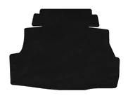 Nissan Almera N16 2000–2006 Premium tekstil bagagerumsmåtte (SD, Sort) foto 1