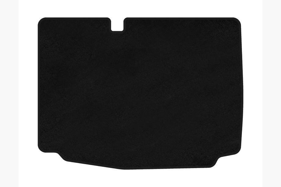 Volkswagen Polo 2010–2017 Premium tekstil bagagerumsmåtte (HB, 3/5-dørs, sort) Image