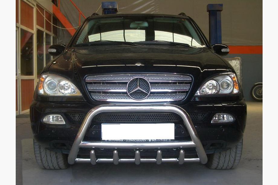Mercedes ML W163 1997–2005 Bullbar i rustfrit stål Foto 3