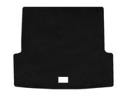 BMW 3-serie E90/E91 2005–2011 Premium tekstil bagagerumsmåtte (til E91, sort) foto 1