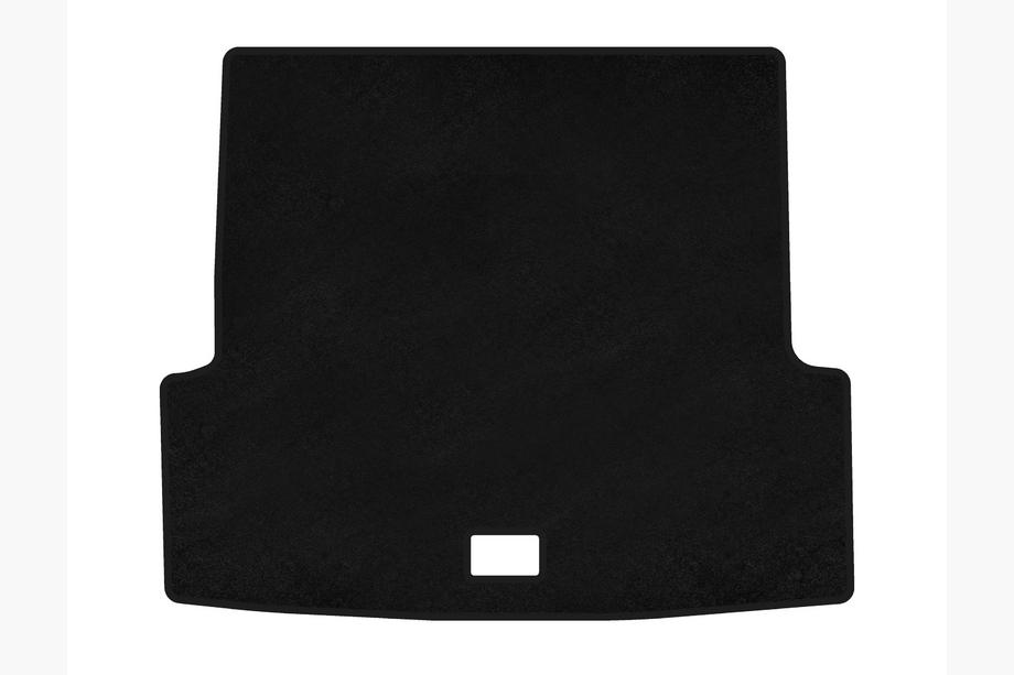BMW 3-serie E90/E91 2005–2011 Premium tekstil bagagerumsmåtte (til E91, sort) Image