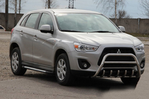 Mitsubishi ASX 2010–2023 Bullbar WT003 (rustfrit stål) foto 2