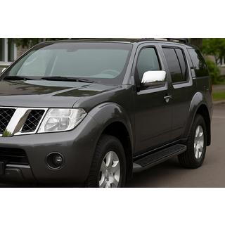 Spejlkåber til sidespejle (2 stk., rustfrit stål) Nissan Pathfinder R51 2005–2014 foto 1