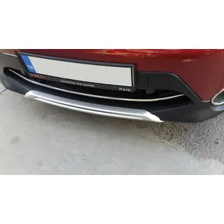 Krombeskyttelsesliste til forreste kofanger (2014-2017, rustfrit stål) Nissan Qashqai 2014–2021 foto 4
