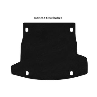 Tekstil bagagerumsmåtte Premium V-3 (uden subwoofer, sort)