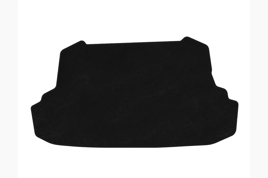 BYD F3 2013–2015 Premium tekstil bagagerumsmåtte (med udskæring til gasflaske, 2013+, SD, sort) Image