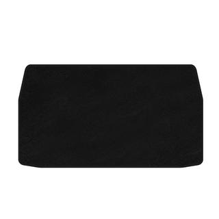 Premium tekstil bagagerumsmåtte (3 rækker, sort)