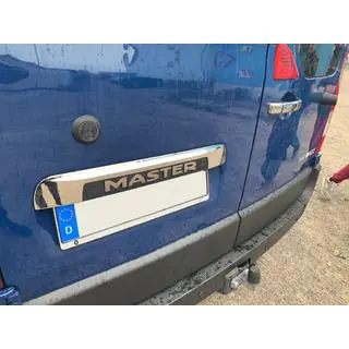 Rustfri stålliste over nummerplade foto 3