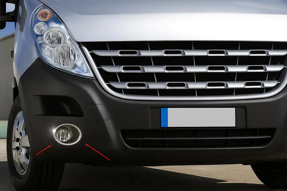 Nissan NV400 2010–2024 Kromrammer til tågelygter (2 stk., rustfrit stål) Image