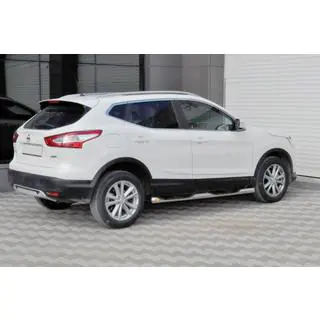 Siderør (2014-2017, 2 stk., rustfrit stål) Nissan Qashqai 2014–2021 foto 1