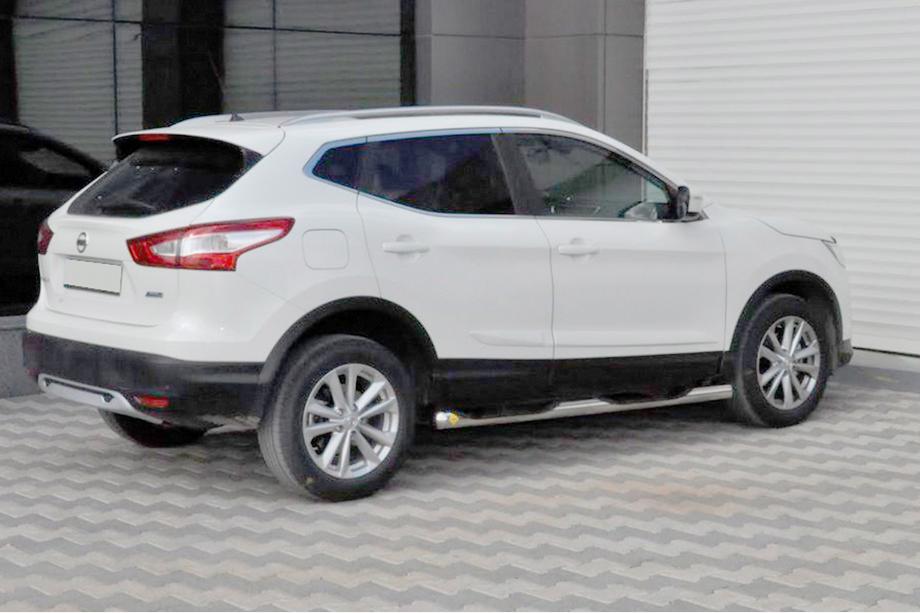 Nissan Qashqai 2014–2021 Siderør (2014-2017, 2 stk., rustfrit stål) Image