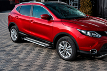 Nissan Qashqai 2014–2021 Sidetrin X5-type (2 stk., aluminium) foto 1