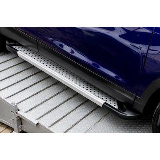 Sidetrin X5-type (2 stk., aluminium) foto 3