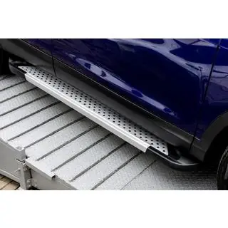 Sidetrin X5-type (2 stk., aluminium) foto 3