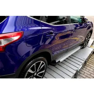 Sidetrin X5-type (2 stk., aluminium) foto 4