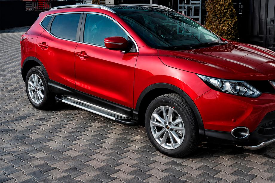 Nissan Qashqai 2014–2021 Sidetrin X5-type (2 stk., aluminium) Image