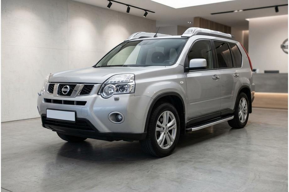 Nissan X-trail T31 2007–2014 Fullmond sidetrin (2 stk., aluminium) Foto 1