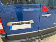 Opel Movano 2010–2021 Rustfri stålliste over nummerplade foto 2