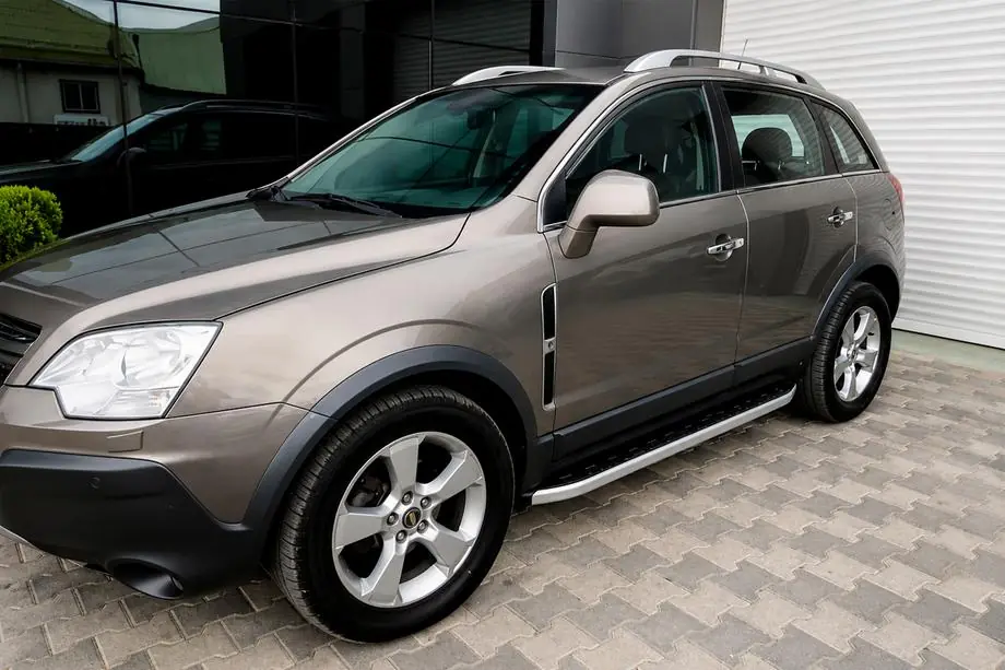Opel Antara 2006–2017 Fullmond sidetrin (2 stk., aluminium) Image