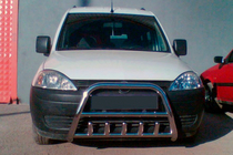 Opel Combo 2002–2012 Bullbar i rustfrit stål foto 1