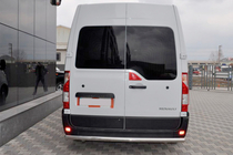 Renault Master 2011–2023 Bageste bøjle i rustfrit stål foto 1