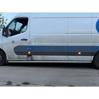 Premium sidetrin (2 stk., rustfrit stål) foto 3