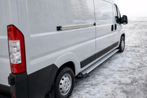 Peugeot Boxer 2006–2025 Sidetrin Allmond Grey (2 stk., aluminium) foto 1