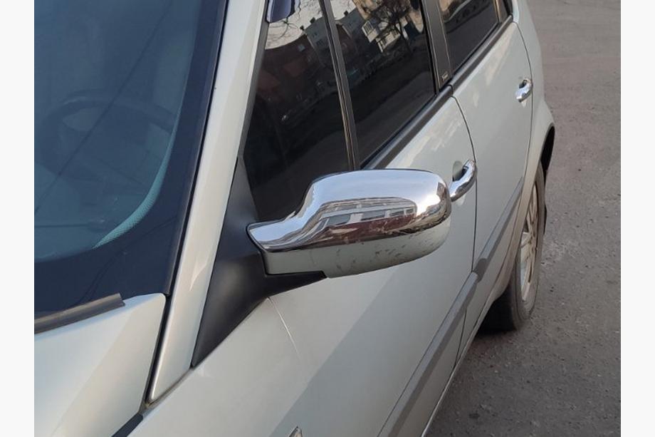 Renault Scenic/Grand 2003–2009 Spejlkapper i rustfrit stål (2 stk.) Image