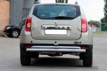 Dacia Duster 2008–2018 Bageste lige bøjle (rustfrit stål) foto 5
