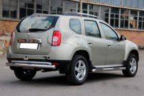Dacia Duster 2008–2018 Bageste lige bøjle (rustfrit stål) foto 4