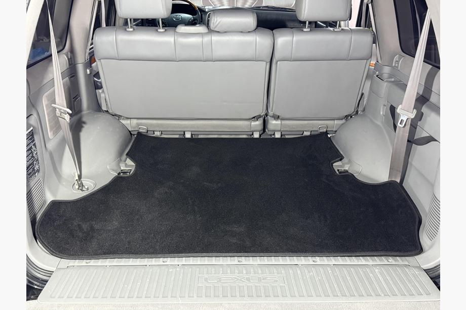 Lexus LX470 1998–2007 Tekstil bagagerumsmåtte Classic, 2 stk., sort (7 sæder) Image