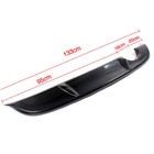 Volkswagen Golf 6 2008–2014 Bagkofanger diffuser V1 (til Base HB 2010-2013, carbon) foto 5